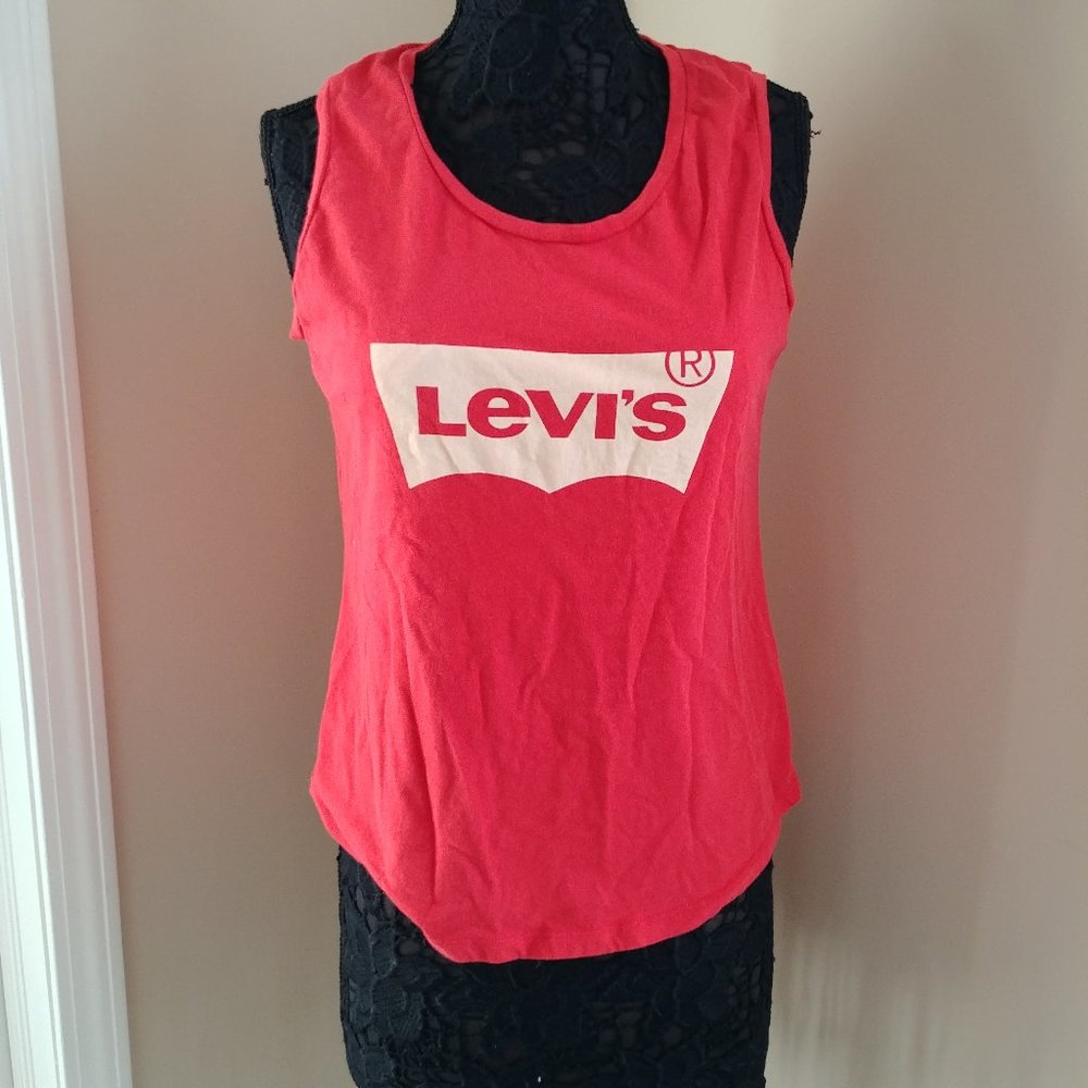 Levi’s Red Graphic Tank Top